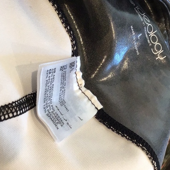 Legging Large, Black. Has Leg pockets Stretch NWT Ideology - Picture 7 of 13